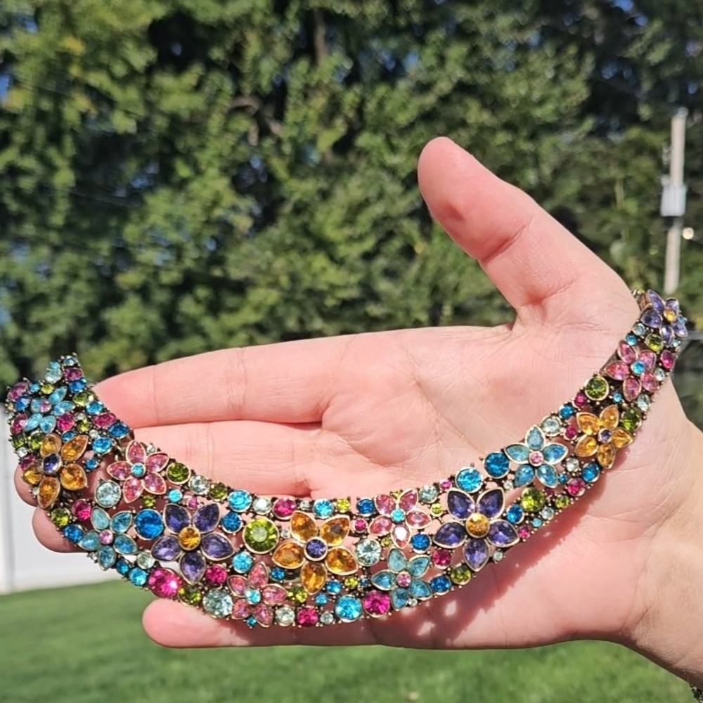 HEIDI DAUS NECKLACE ONLY. "Fantasy in Floral" Necklace